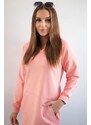 Kesi Šaty Roza s kapucňou