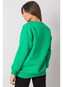 MladaModa Mikina Cherbourg bez kapucne zelená