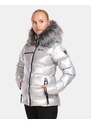 Dámska zateplená bunda Kilpi LTD SIRIUS-W strieborná