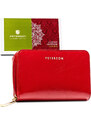 Červená dámska kožená peňaženka Peterson Y702 PTN PL-418