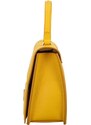 Delami Vera Pelle Módna dámska kožená kabelka do ruky Siera, žltá