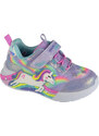Svetlofialové dievčenské svietiace tenisky Skechers Unicorn Chaser 302298N-LVMT