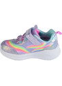 Svetlofialové dievčenské svietiace tenisky Skechers Unicorn Chaser 302298N-LVMT