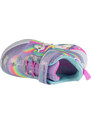 Svetlofialové dievčenské svietiace tenisky Skechers Unicorn Chaser 302298N-LVMT