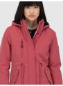 alife & kickin Zimná parka 'KierseyAK A' pastelovo červená / čierna