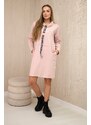 Šaty 0153 s ozdobným lemom