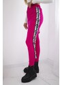 Kesi Pants/suit with fuchsia selfie lettering