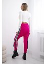 Kesi Pants/suit with fuchsia selfie lettering
