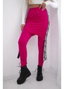 Kesi Pants/suit with fuchsia selfie lettering