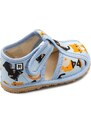 Papučky RAK modré mačičky