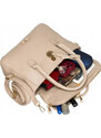 Rovicky Béžová crossbody taška so zlatými detailmi R-TOR-ALE-8