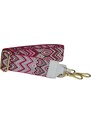 Ružová kožená talianska crossbody kabelka Ramona Fuxia s prídavným pruhom II NovaKabelka.sk
