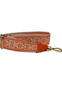 Oranžová kožená talianska crossbody kabelka Bala Arancione s prídavným pruhom II NovaKabelka.sk