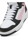 PUMA Členkové tenisky 'Rebound V6' ružová / čierna / biela