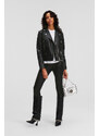 BUNDA KARL LAGERFELD LEATHER BIKER JACKET