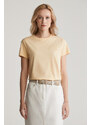 TRIČKO GANT REG TONAL SHIELD SS T-SHIRT DUSTY LIGHT YELLOW
