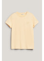 TRIČKO GANT REG TONAL SHIELD SS T-SHIRT DUSTY LIGHT YELLOW