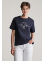 TRIČKO GANT GRAPHIC SS T-SHIRT EVENING BLUE