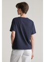 TRIČKO GANT GRAPHIC SS T-SHIRT EVENING BLUE