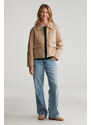 BUNDA GANT QUILTED COLLARED JACKET DARK KHAKI