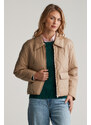 BUNDA GANT QUILTED COLLARED JACKET DARK KHAKI