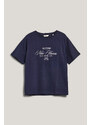 TRIČKO GANT GRAPHIC SS T-SHIRT EVENING BLUE