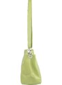 Zelená kožená talianska crossbody kabelka Batilda Verde Segnale s prídavným pruhom VII NovaKabelka.sk