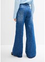 bonprix Džínsy, Wide-Leg, pohodlný vysoký pás, farba modrá
