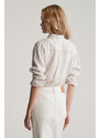KOŠEĽA GANT REL STRIPED LINEN SHIRT DRY SAND
