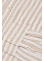 KOŠEĽA GANT REL STRIPED LINEN SHIRT DRY SAND
