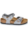 BIRKENSTOCK Sandále Rio AS Kids BF Sparkling Silver BIRKENSTOCK