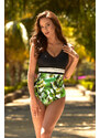 Madora Plavky Garden 02, Farba čierna-zelená