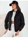 BASIC Čierna prešívaná bunda SALECA TY4250
