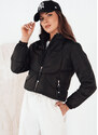 BASIC Čierna prešívaná bunda SALECA TY4250