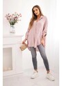MladaModa Bavlnená mušelínová košeľa/blúzka model 65622 staroružová