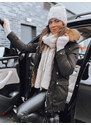 BASIC Čierna zateplená parka STELLA TY3180