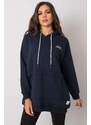 MladaModa Mikina Edna s kapucňou námornícka modrá