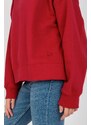 MladaModa Mikina s kapucňou model 200211 červená