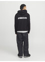 JACK & JONES Mikina 'JCOUnion' čierna / biela