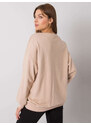 BASIC Svetlo béžová mikina s potlačou EM-BL-536 / 1U.84P-beige