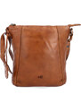 Kožená kabelka crossbody Noelia Bolger koňaková NB 2086 KO