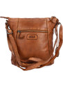 Kožená kabelka crossbody Noelia Bolger koňaková NB 2086 KO