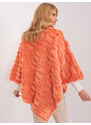 Wool Fashion Italia Poncho-AT-PN-2347.16-orange