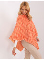 Wool Fashion Italia Poncho-AT-PN-2347.16-orange