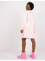 BASIC Svetloružové šaty s vreckami Carrara -EM-SK-717.33X-light pink