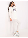 BASIC Smotanová dámska súprava s legínami EM-KMPL-830.22-ecru