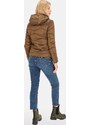Perso Zlatá dámska krátka prechodová bunda s prešívaním BLH 91C0022 F - Gold