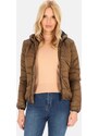 Perso Zlatá dámska krátka prechodová bunda s prešívaním BLH 91C0022 F - Gold