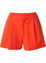 ONLY Plisované nohavice 'ONLSILJA' oranžovo červená