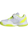 adidas COURTFLASH K COMFORT CLOSURE Detská tenisová obuv, biela, veľkosť 28